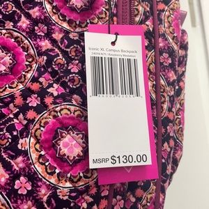 New Vera Bradley XL campus backpack.